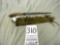 Seminole Civil War Knife w/Leather Sheath (Antler Handle), 20” (IA)