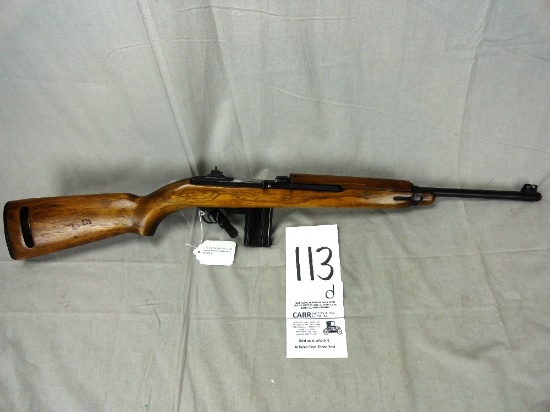 Std. Pro. WWII M1 30-Cal. Carbine, Marked w/4-43 on Bbl., SN:2058707