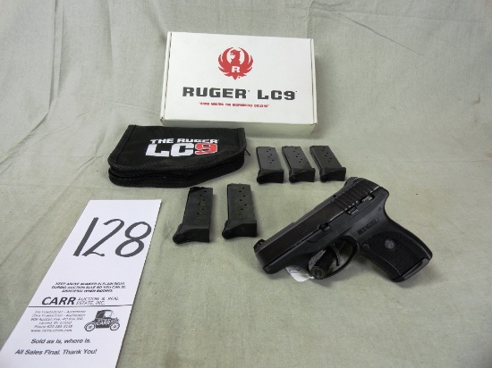 Ruger LC9, 9mm (6 Clips), As New, SN:320-51648 (Handgun)