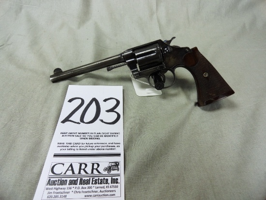 Colt .38-Spl. Police Positive Revolver, SN:32849 (Handgun)
