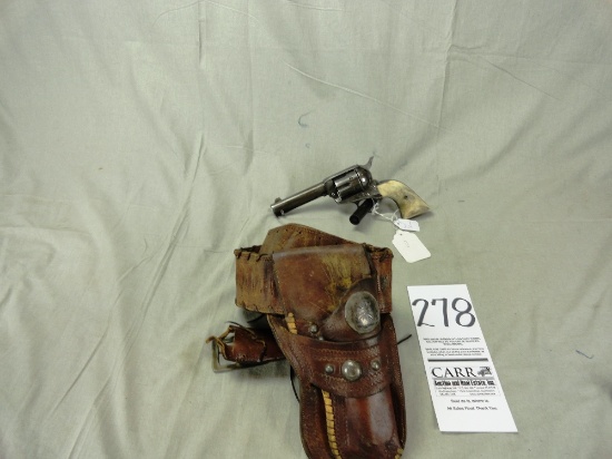 Colt 32WCF Revolver w/Leather Holster, SN:326275 (Handgun)