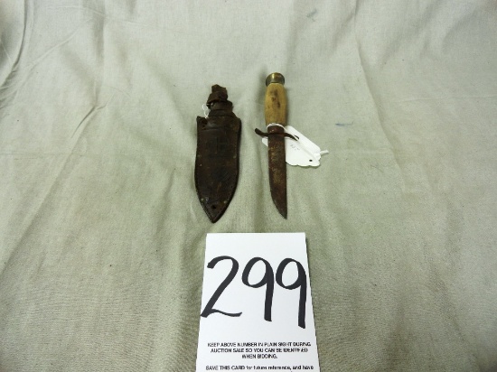 Navajo Knife Sheath w/Knife, 10” Total (IA)
