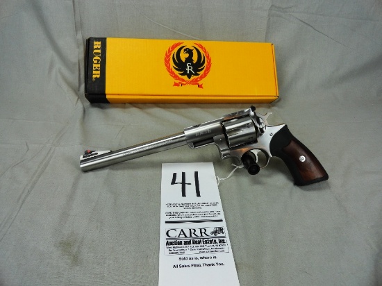 Ruger Super Red Hawk, 44 Mag, Org. Cardboard Box, Stainless, 9.5” Bbl., Rub
