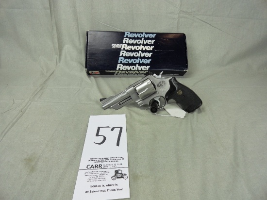 S&W 629-2, 44 Mag, NIB/Never Fired, Stainless, 4” Bbl., Rubber Grips, Mount