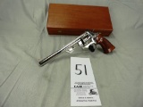 S&W 29-2, 44 Mag, Presentation Box, Nickel, 8” Bbl., Wood Grips, SN:N468565