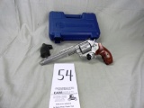 S&W 629-6, 44 Mag, NIB/Never Fired, Stainless 7.5” Bbl., Wood Grips, Org. R