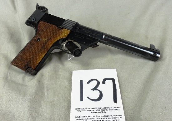 High-Standard Supermatic Trophy,106 Military,  22-Cal. Semi-Auto., SN:1888146 (Handgun)