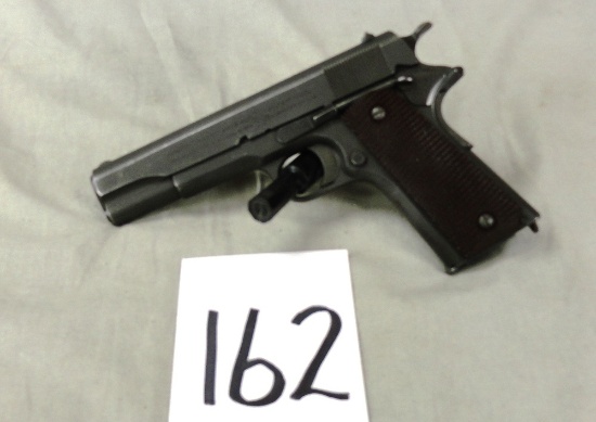Colt Model of 1911 U.S. Army, SN:596563, Stamped AA (Augusta Arsenal) (Handgun)