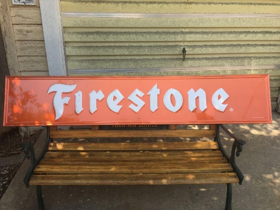 Firestone Sign, 6' x 14'