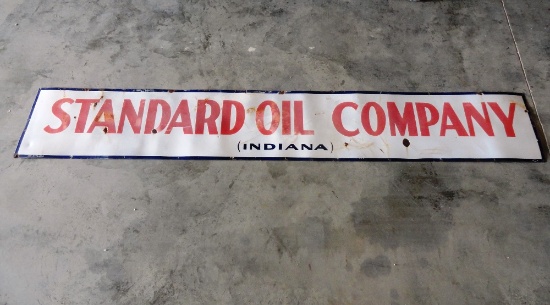 Standard Oil Company (Indiana) 10' x 18" Single Sided Porcelain