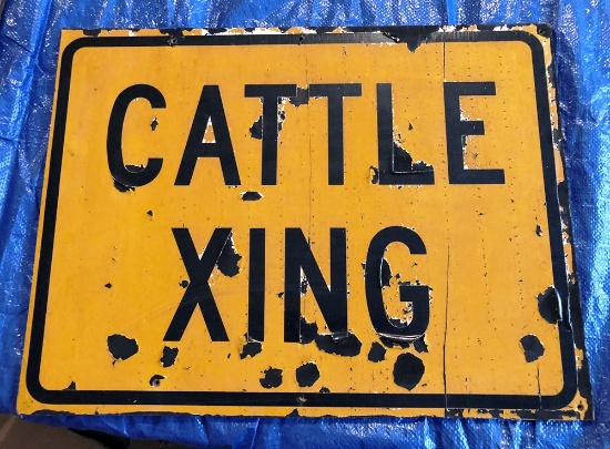 Cattle Crossing Board, 2' x 18"