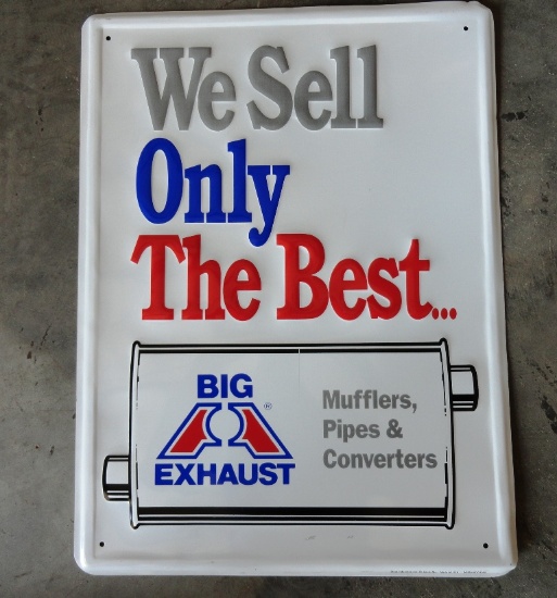 Big A Exhaust Tin, 18" x 2'
