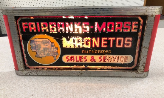 Fairbanks-Morse Lighted Sign