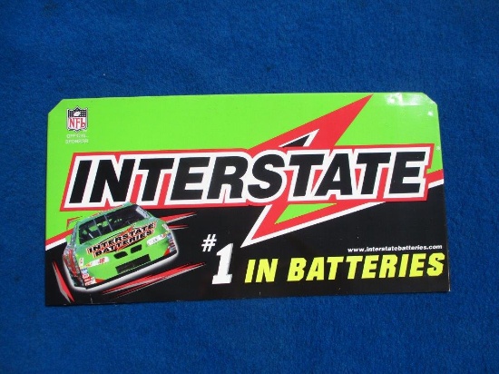 Interstate Battery Metal Sign, 24" x 12"