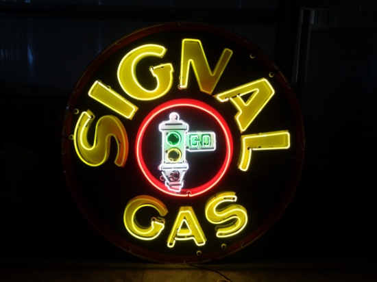 6' Signal Gas Neon Sign