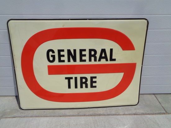 NOS General Tire, Single Sided Tin, 48" x 24"