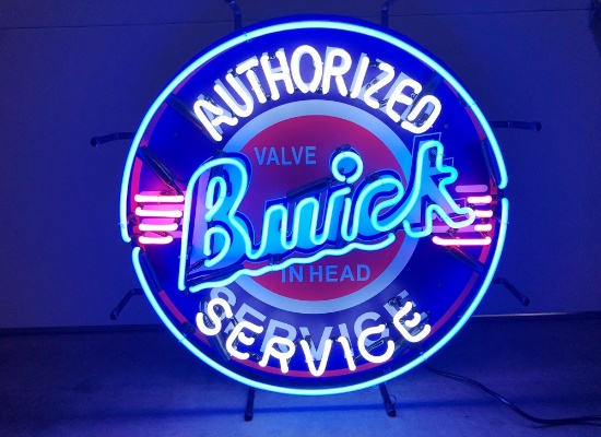 24" Buick Authorized Service, Neon