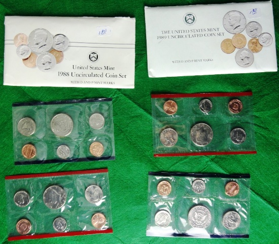 1988 – 89 U.S. UNC Coin Set
