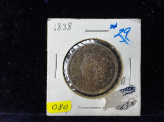 1838  Large Cent