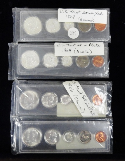 (4) 1964 Mint Sets