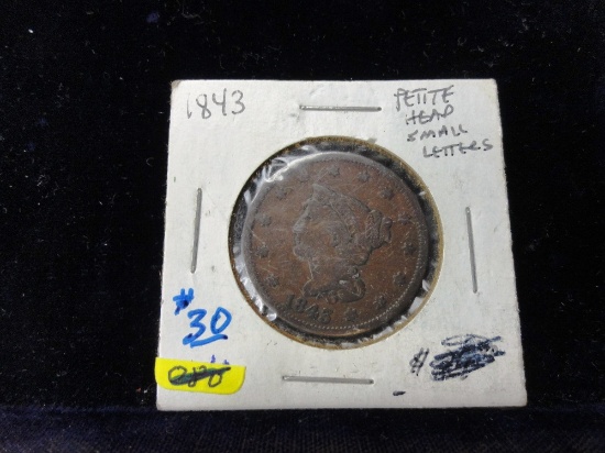 1843  Large Cent