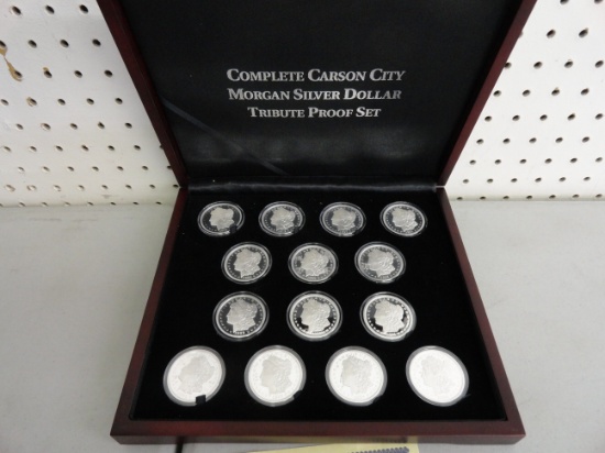 Complete Carson City Morgan Silver Dollar Tribute Set
