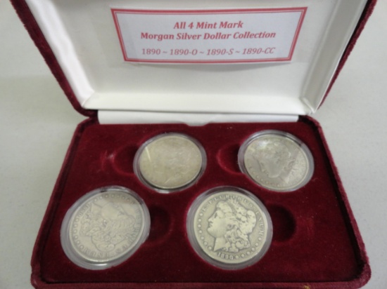 4-Coin Set (Morgan Silver Dollars)