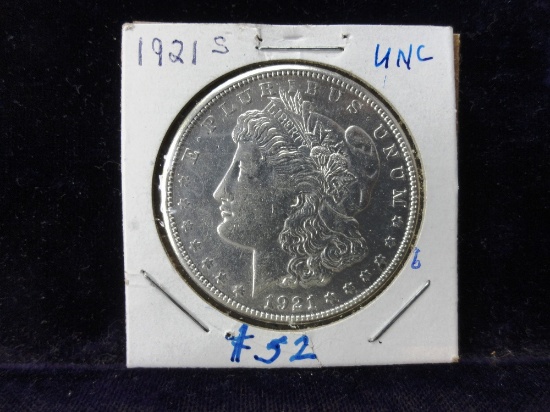 1921 S Morgan Dollar UNC