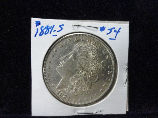 1881 S Morgan Dollar UNC