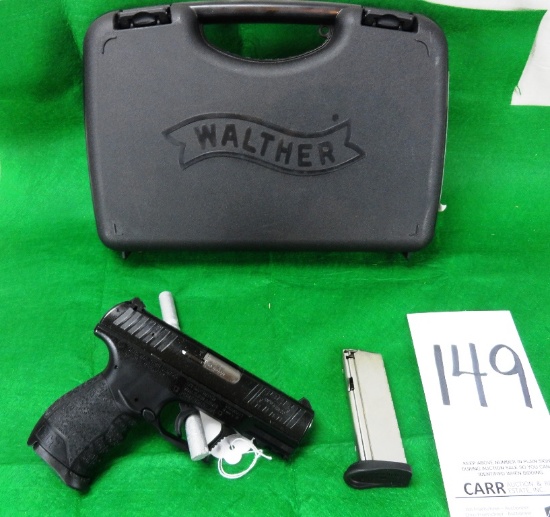 Walther CCP 9mm, 8-Rd., SN:WK020221 w/Extra Bag & Hard Case (Handgun)