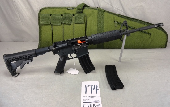 Armalite AR-15, 223 Adjustable Stock, (2) Clips, SN:M006120 w/Soft Case
