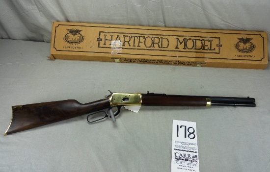 EMF Hartford 45-Colt Octagon Brass Butt Brass Middle, Lever, SN:AM181177 w/