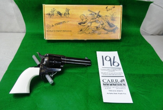 Uberti 1873 Cattleman, 4” Bbl., 38-40-Cal., Black/White Revolver, SN:U43045