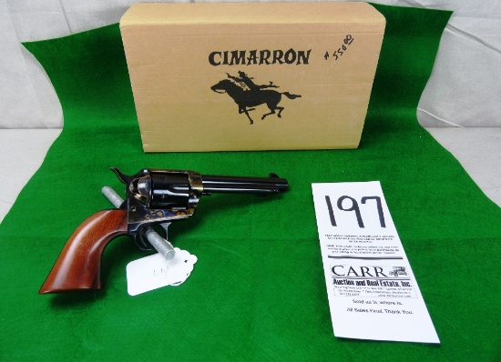 Cimarron Frontier, 357-Mag, 4¾” Bbl. Revolver, Black/Brown, SN:E47029 w/Box