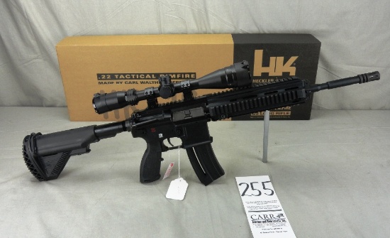 HK 416 D .22 LR, Adjustable Stock w/Illuminated Scope, SN:HK022762, NIB