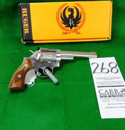 Ruger Security Six .357-Mag., Stainless, 6” Bbl., SN:158-61568, NIB (Handgu