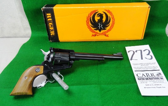 Ruger New Model “Blackhawk” .30-Carbine Cal., 7½” Bbl., SN:51-29115, NIB (H