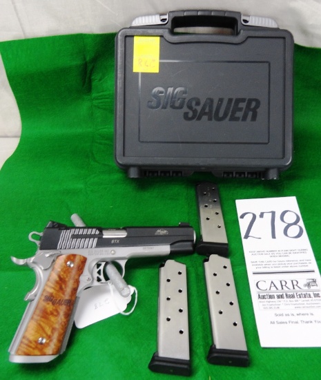 Sig Sauer 1911-45 STX 2-Tone, SN:GS72547, NIB, (Handgun)