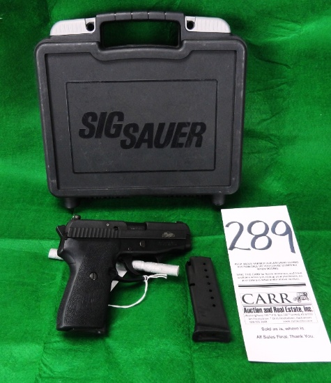 Sig Sauer P239SAS (Gen 2), 9mm w/Hard Case & Extra Mag, Nitron Sights, SN:5