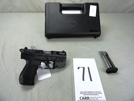 Walther P-22, .22 LR w/Laser Point & Box, SN:L227565 (Handgun)