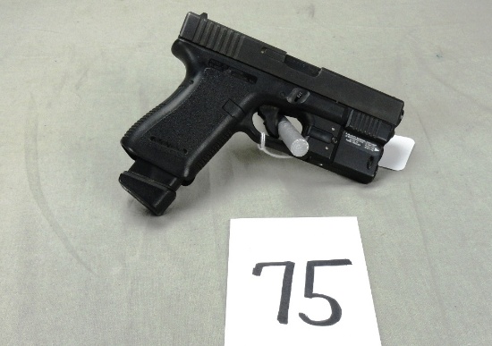 Glock 19, 9mm w/Laser Point, SN:AHP718 (Handgun)