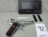 Ruger Ltd. Ed. Mark III Stainless 5½” Bull Bbl., 22LR Semi-Auto w/Mags & Sc