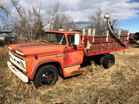 1963 Chevy Seed Wheat Truck, 13’ Wood Bed