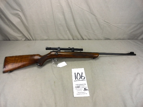 Winchester M.75 Sporter, 22-Cal., Checkered Stock w/4x Scope, SN:577487