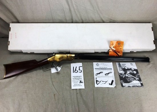 165. Uberti 1860 Henry Rifle 45-Colt, SN:W12055, NIB