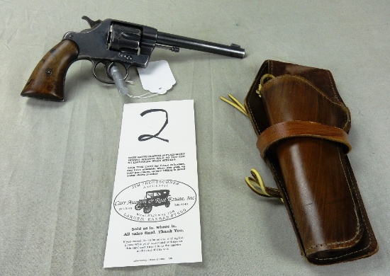 Colt U.S. Army M.1901, .38-Cal. Revolver w/Holster, SN:127335 (Handgun)