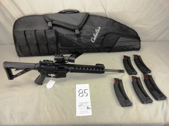 S&W MP 15-22, 22-Cal. Rifle, SN:DVA9508 w/Soft Case & (4) Extra Mags & Scope