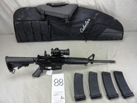 S&W MP15, 5.56 NATO, SN:93114 w/(3) Extra Mags, Soft Case & Walther Scope