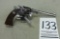 Colt Police Positive, 6” Bbl., Nickel Finish, Target Grips, 22 WRF Cal., Mfg 1937, SN:12668 (Handgun