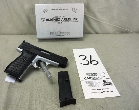 Jimenez J.A. Nine, 9mm Pistol, SN:368634, NIB, (Handgun)